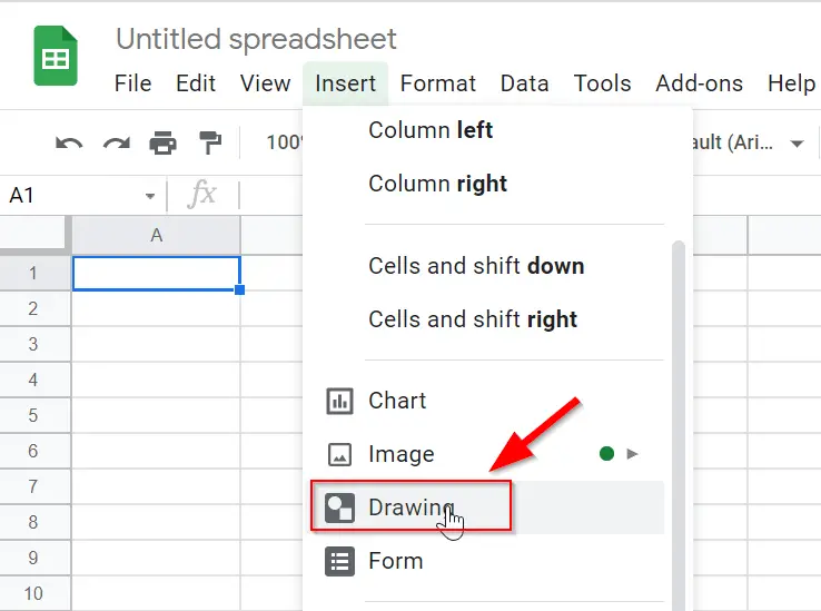 How to insert Spin Button in Google Sheets
