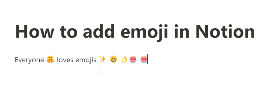How to Add Emoji in Notion