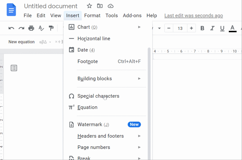 How To Insert A Square Root Symbol In Google Sheets