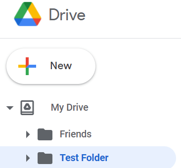 How to grant access to Google Drive Folder.