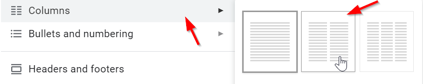 How To Split A Google Doc In Half Horizontally