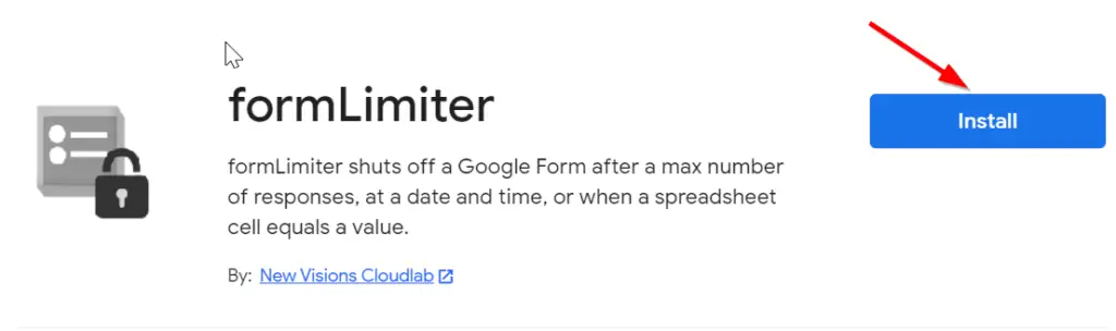 How to close a Google Form