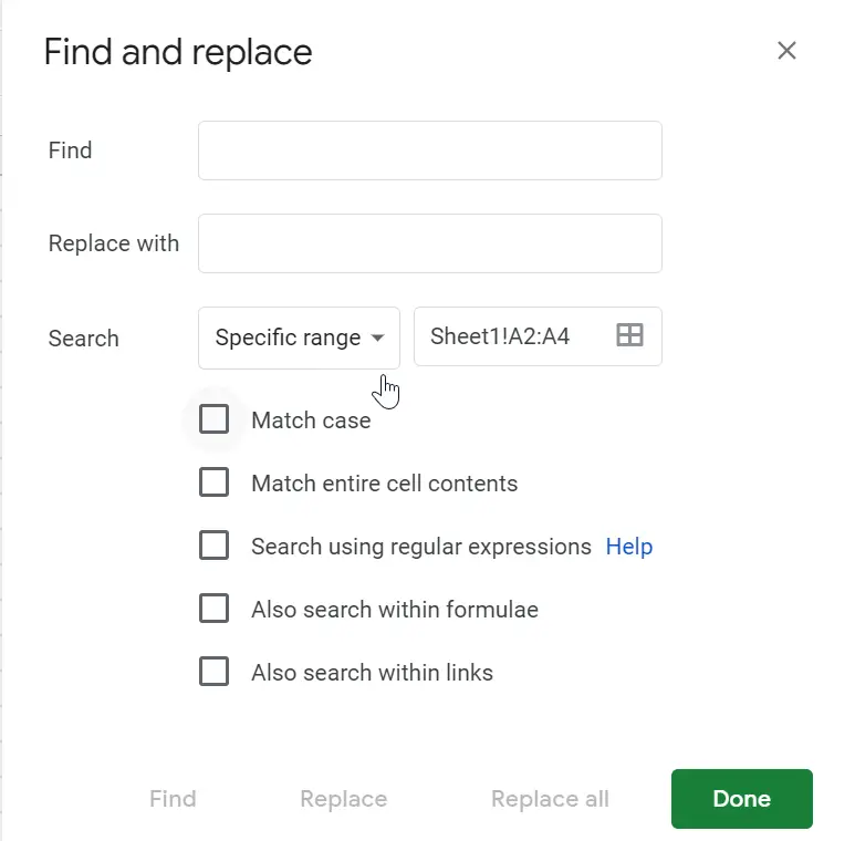 How to Replace a Space with a Dash in Google Sheets