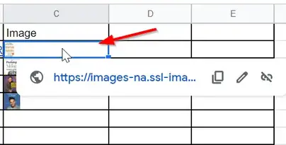 How to view full image of a hover in Google Sheets
