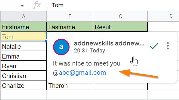 How To Tag Someone On Google Sheets