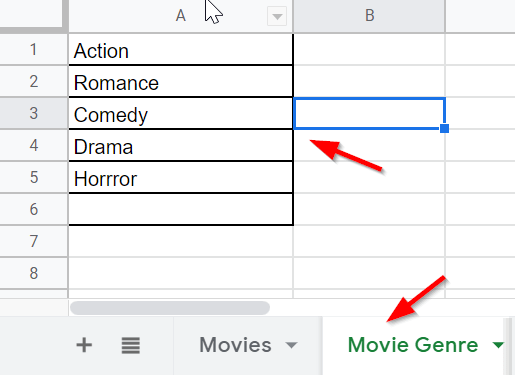 How to Create Categories in Google sheets