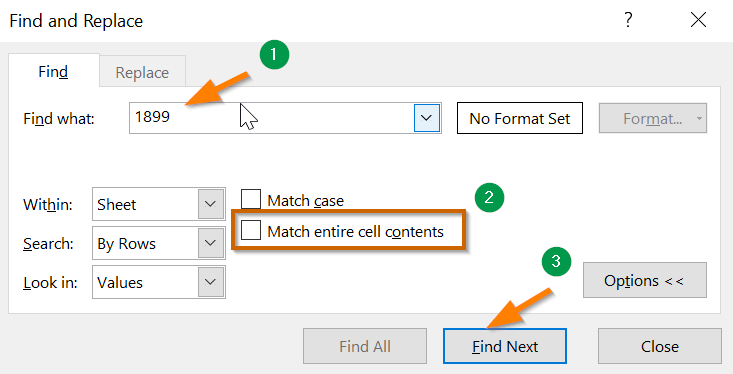 Ctrl f is not working in excel