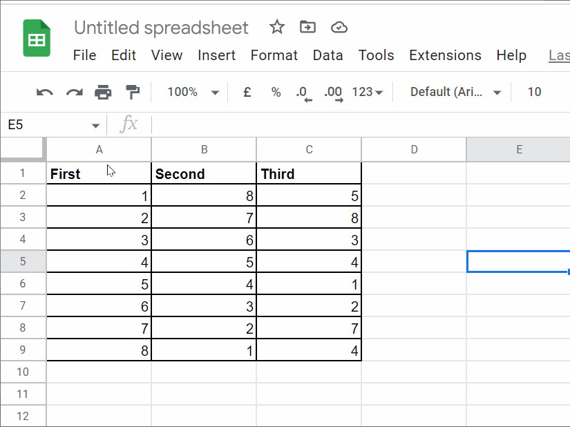 How To Swap Cells In Google Sheets