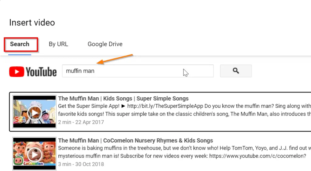 How to add a Youtube Video in Google Slides