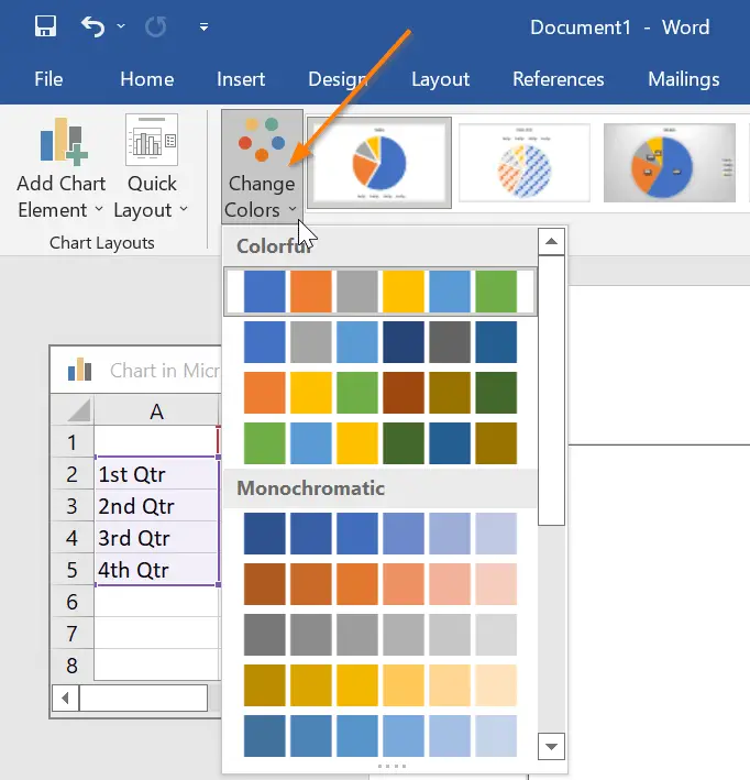 How to Make a Pie Chart in Ms Word(Quick & Easy Guide ) 2022