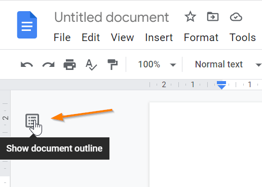 How to add a Summary on Google Docs