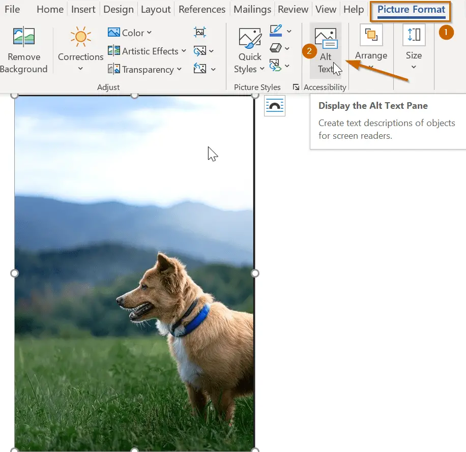 How to Add Alt Text to Images in Word